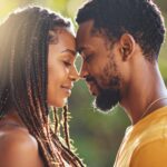 firefly a young black couple connecting. can her hair be in locs or braids 35477