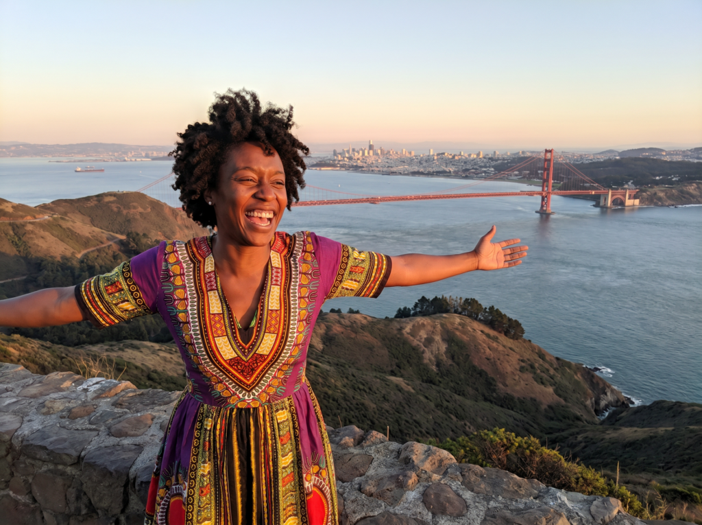 Black Woman joy